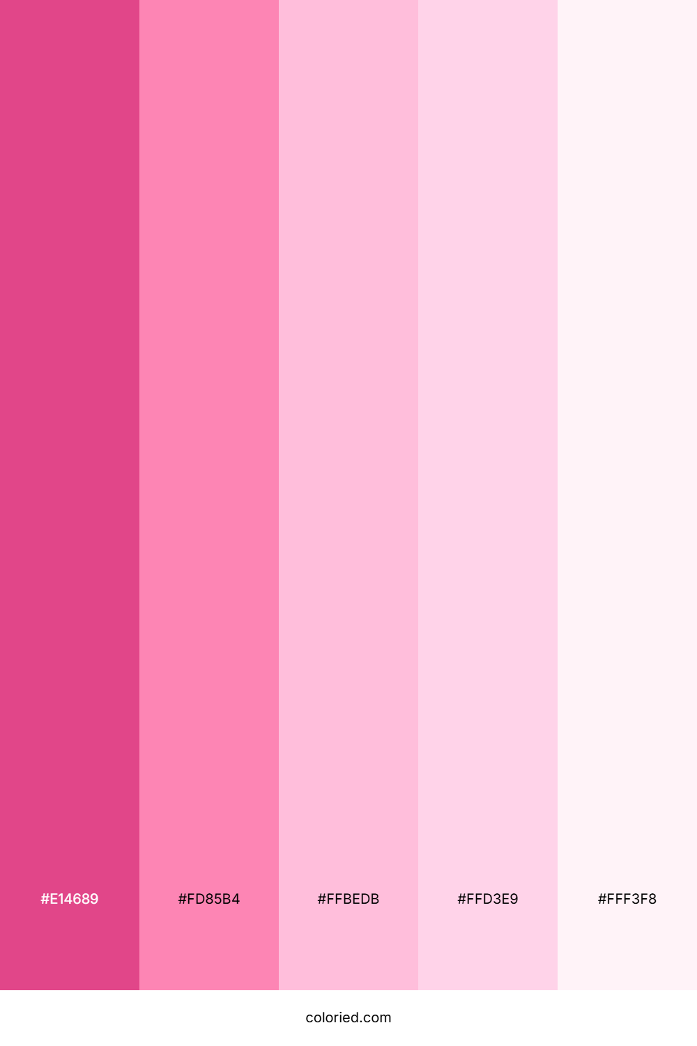 Fuchsia Coral Pink Color Palette