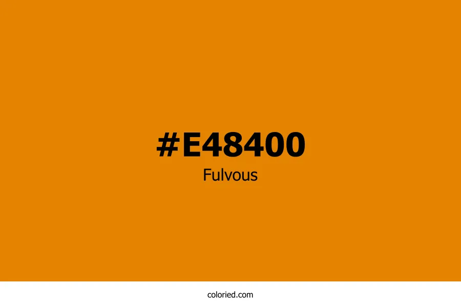 Fulvous Color