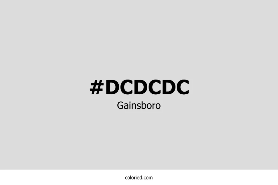 Gainsboro Color