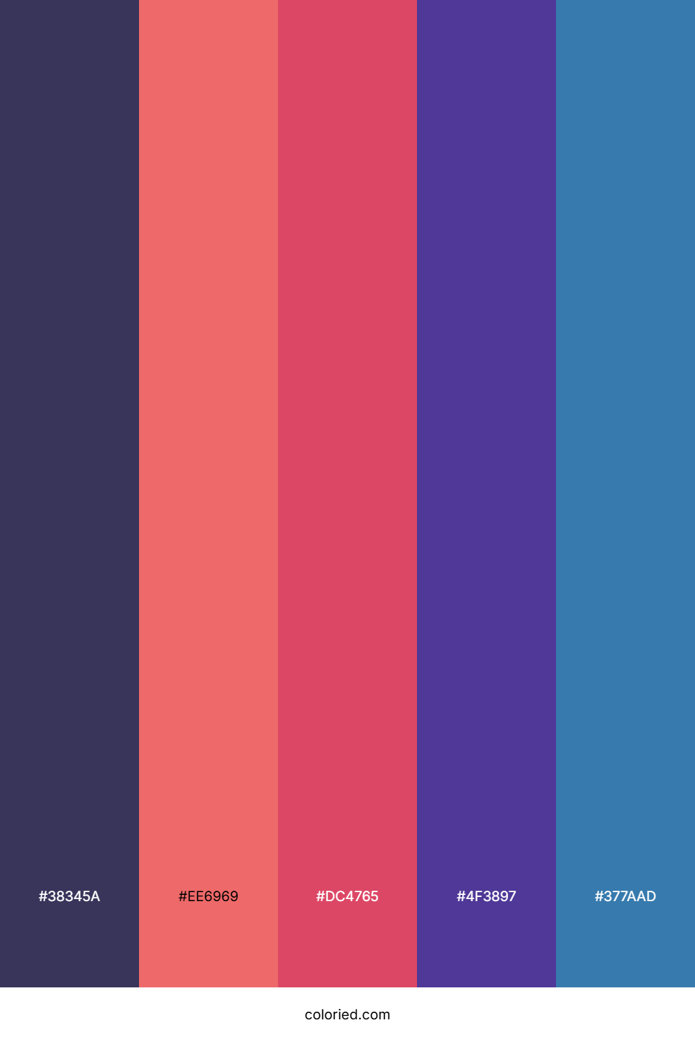 Galactic Orchid Wave Color Palette