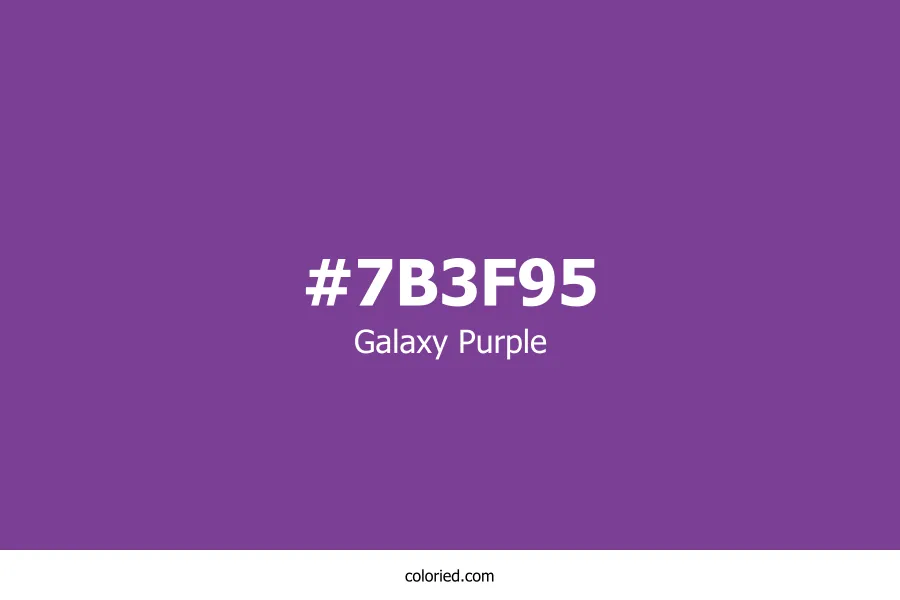 Galaxy Purple Color