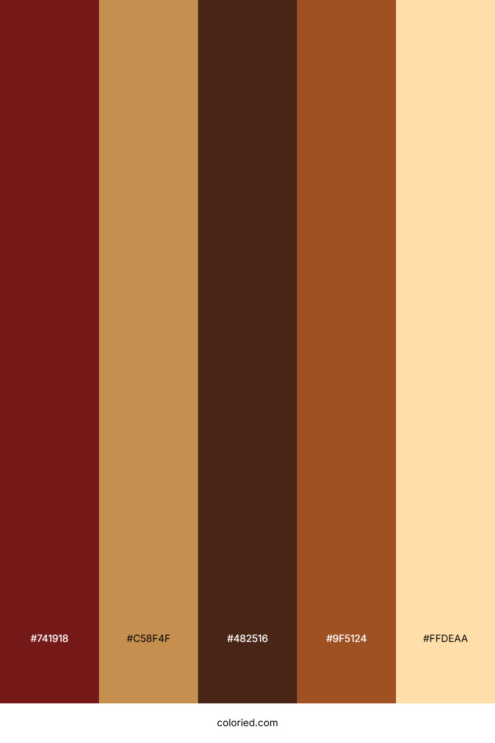 Garnet Maple Color Palette