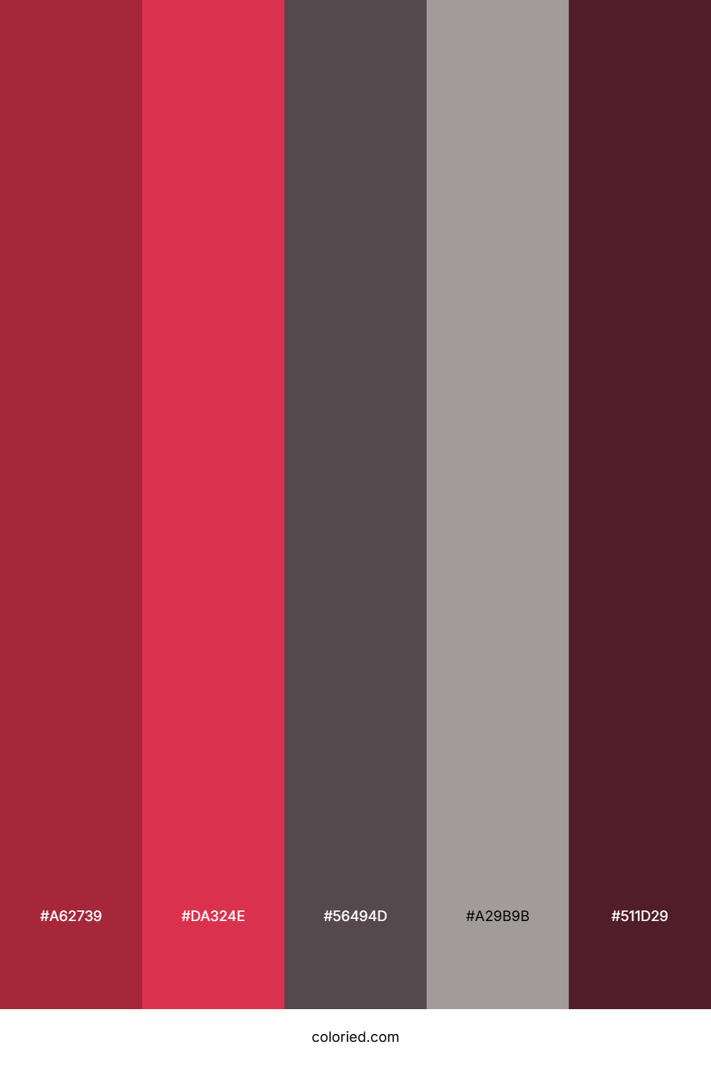 Garnet Stone Color Palette