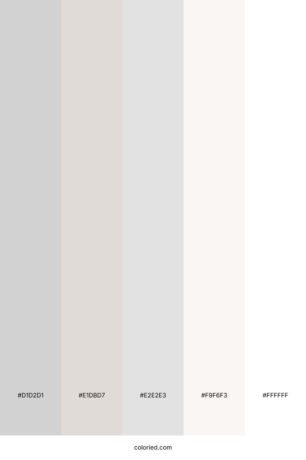 Gentle Gray Mist Palette