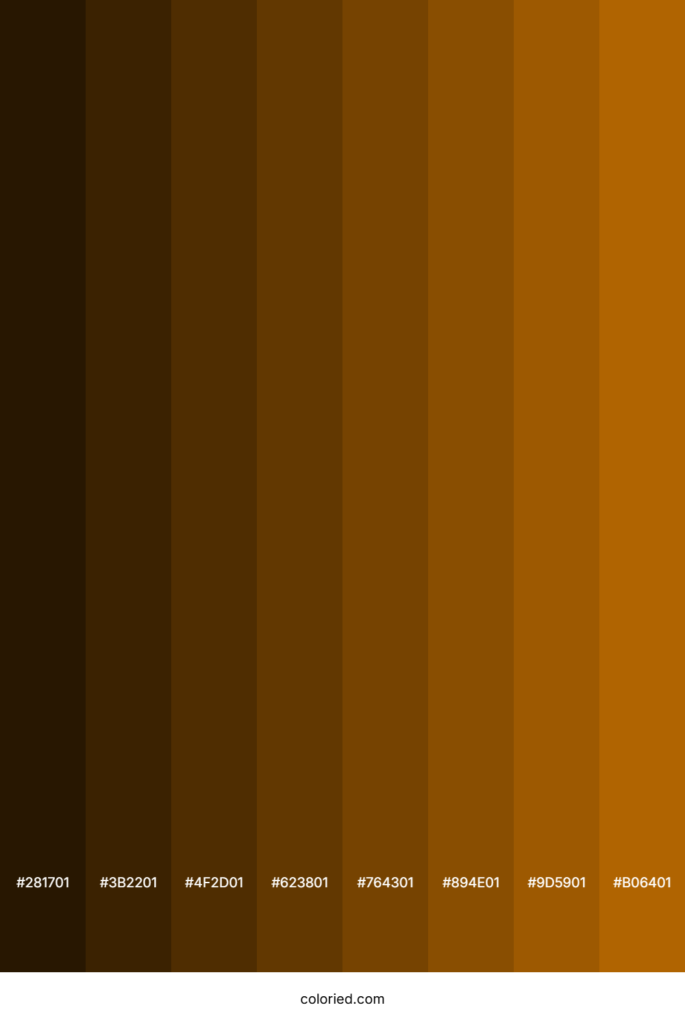 Ginger Color Shades