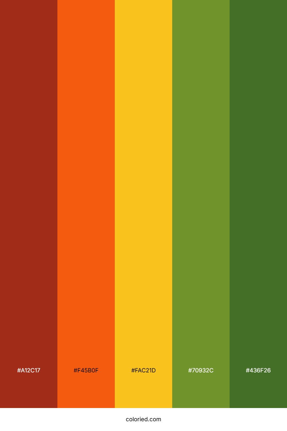 Gingerbread Holiday Trail Color Palette