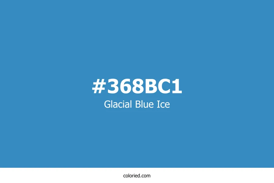 Glacial Blue Ice Color Hex Code