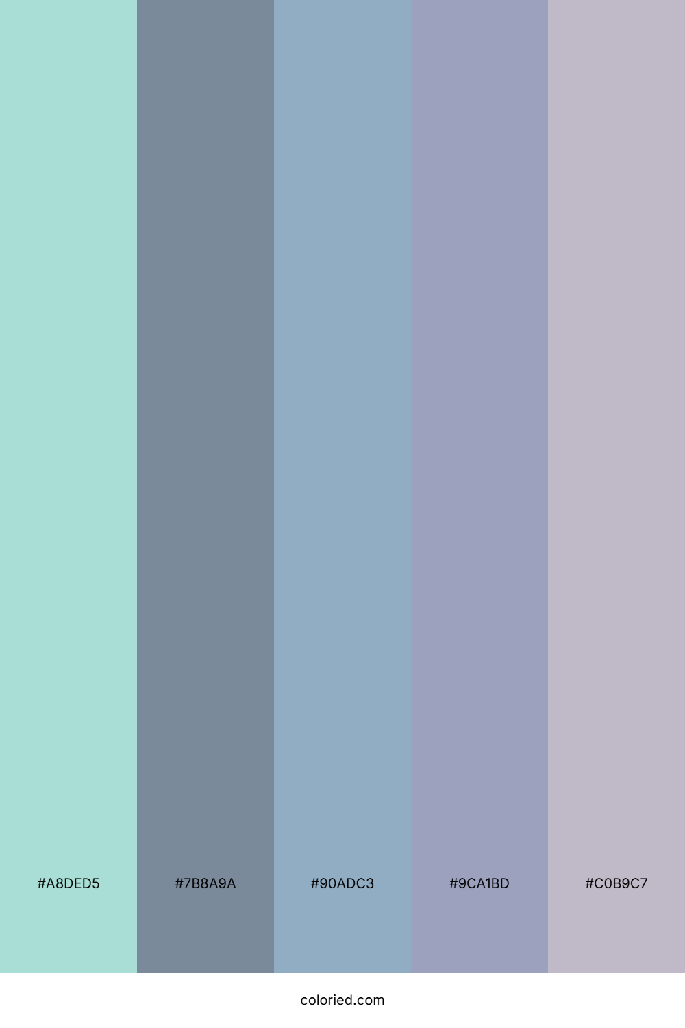 Glacial Stone Whisper Color Palette