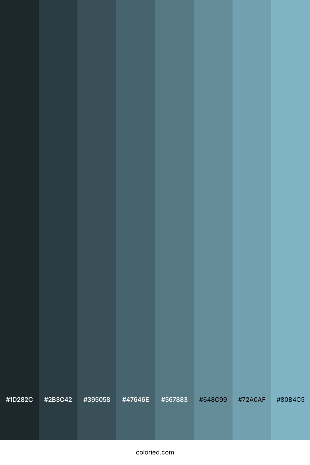 Glacier Color Shades