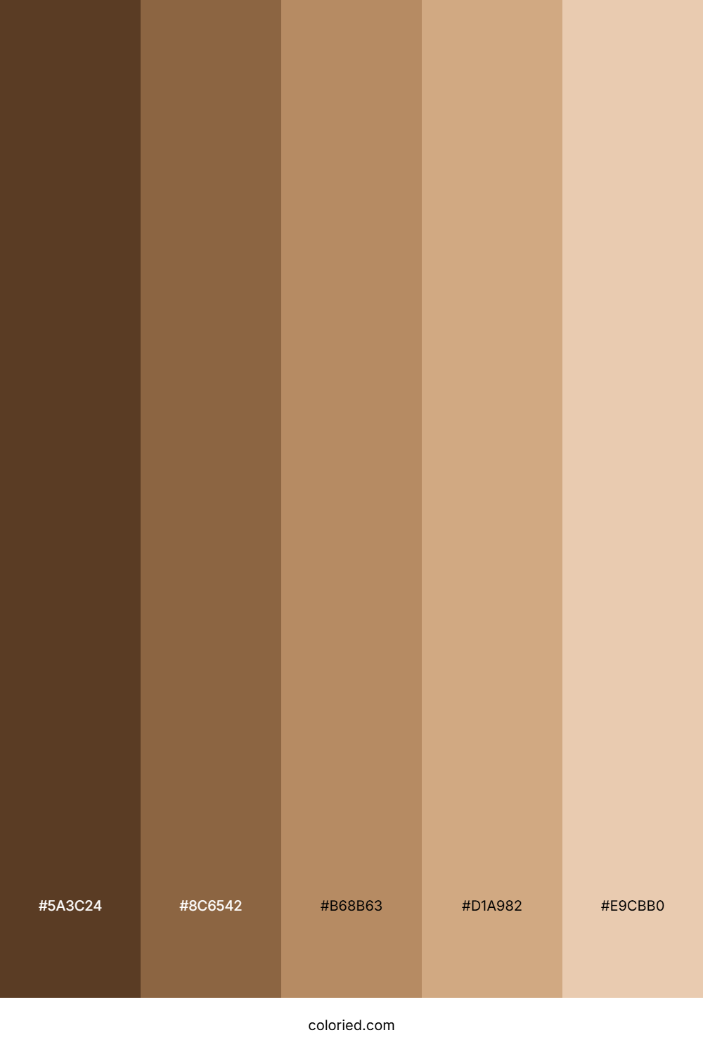 Glossy Fawn Color Palette
