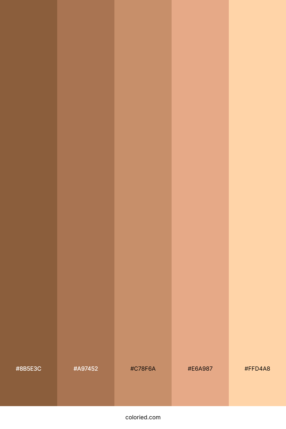 Gold and Brown Color Palette