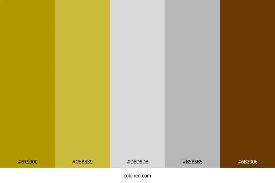 Gold and Silver Color Palette