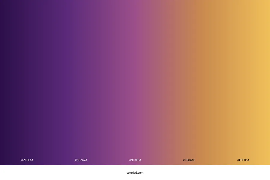 Gold Purple Gradient