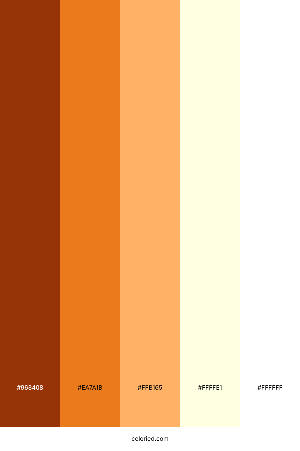 Golden Amber Dawn Color Palette