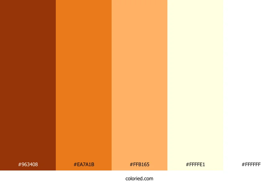 Golden Amber Dawn Color Palette