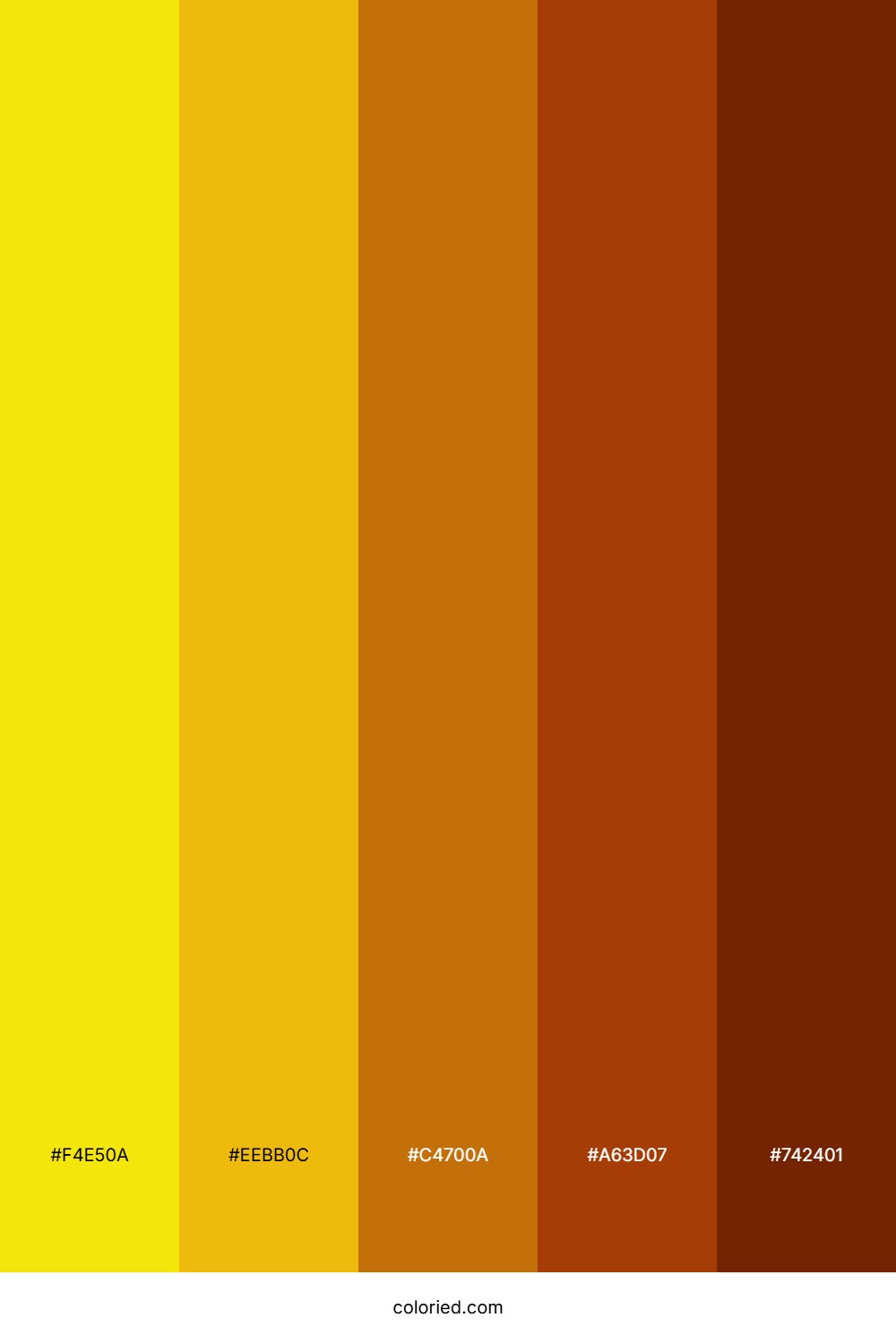 Golden Amber Palette