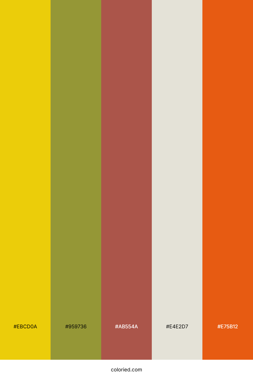Golden Apple Tart Color Palette