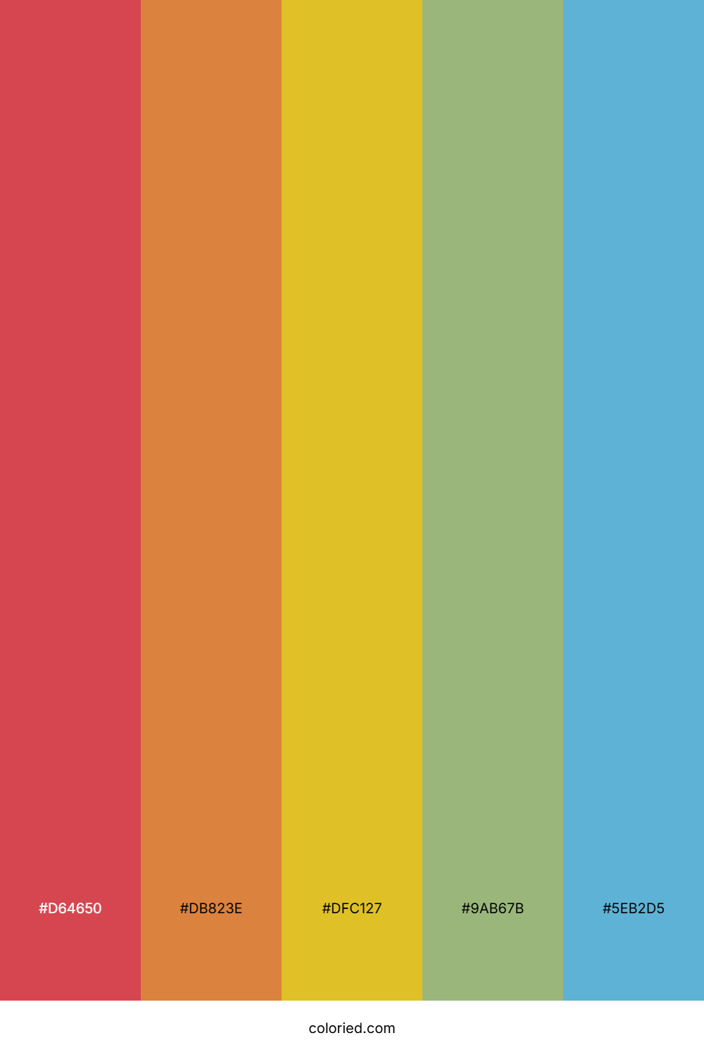 Golden Autumn Joy Color Palette