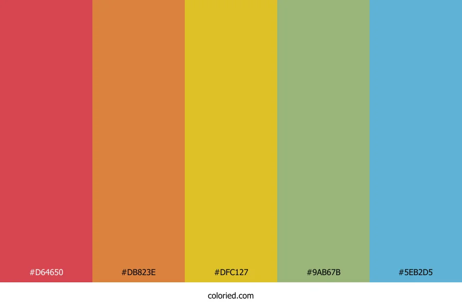 Golden Autumn Joy Color Palette