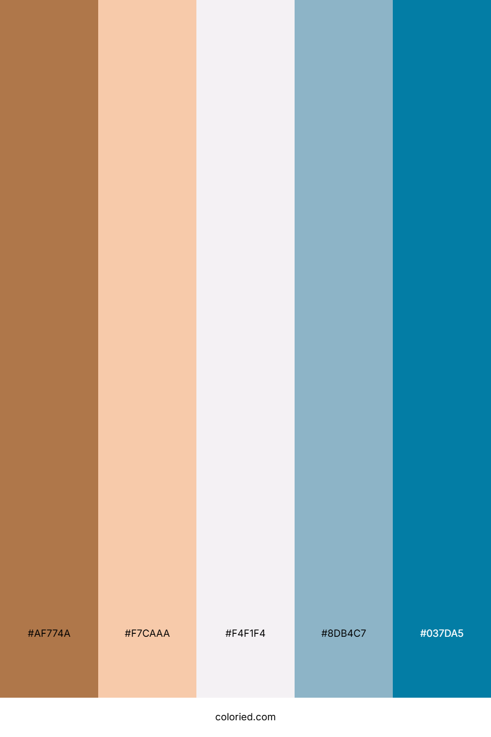 Golden Drift Aqua Palette