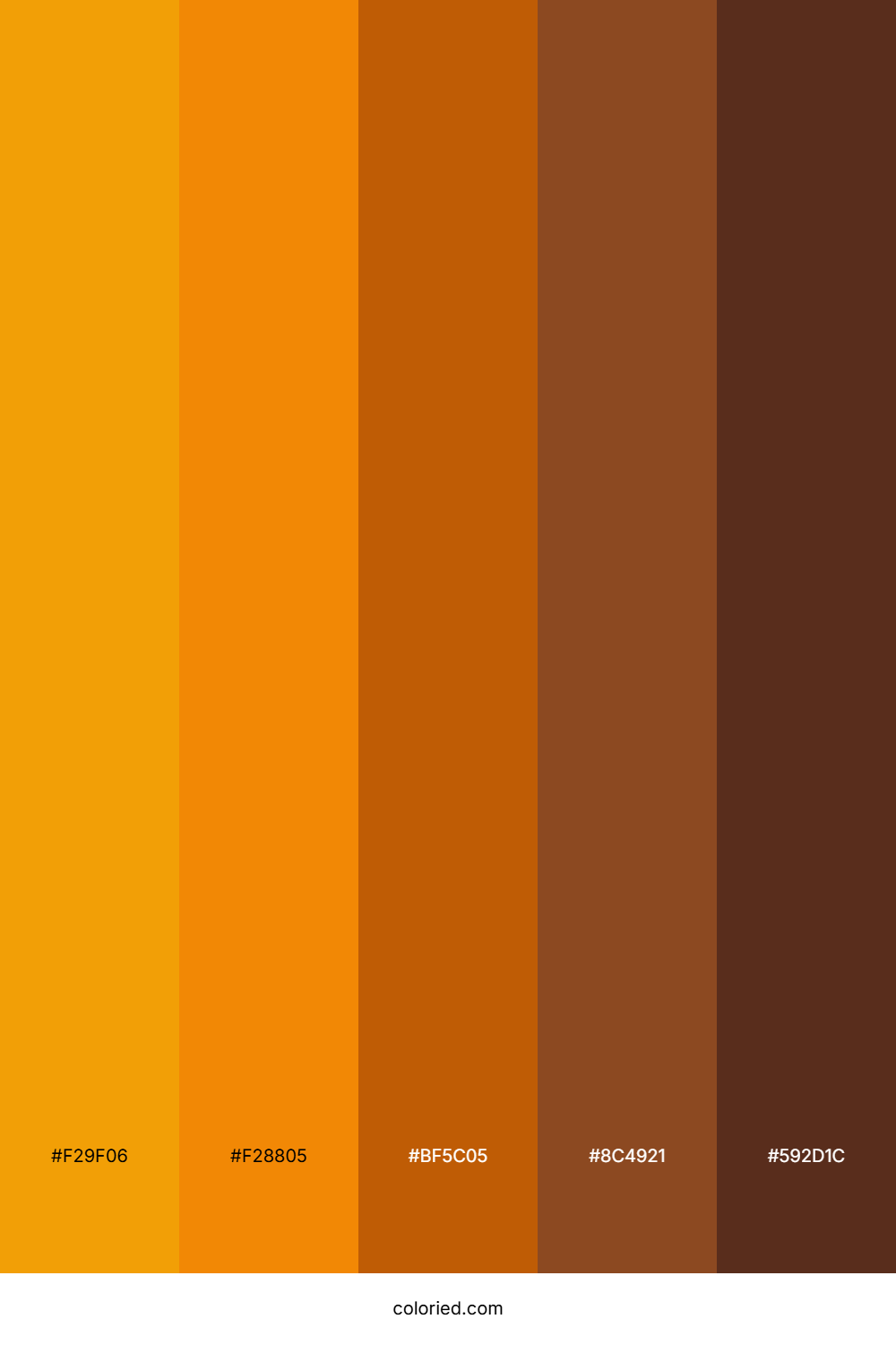 Golden Ember Spice Color Palette