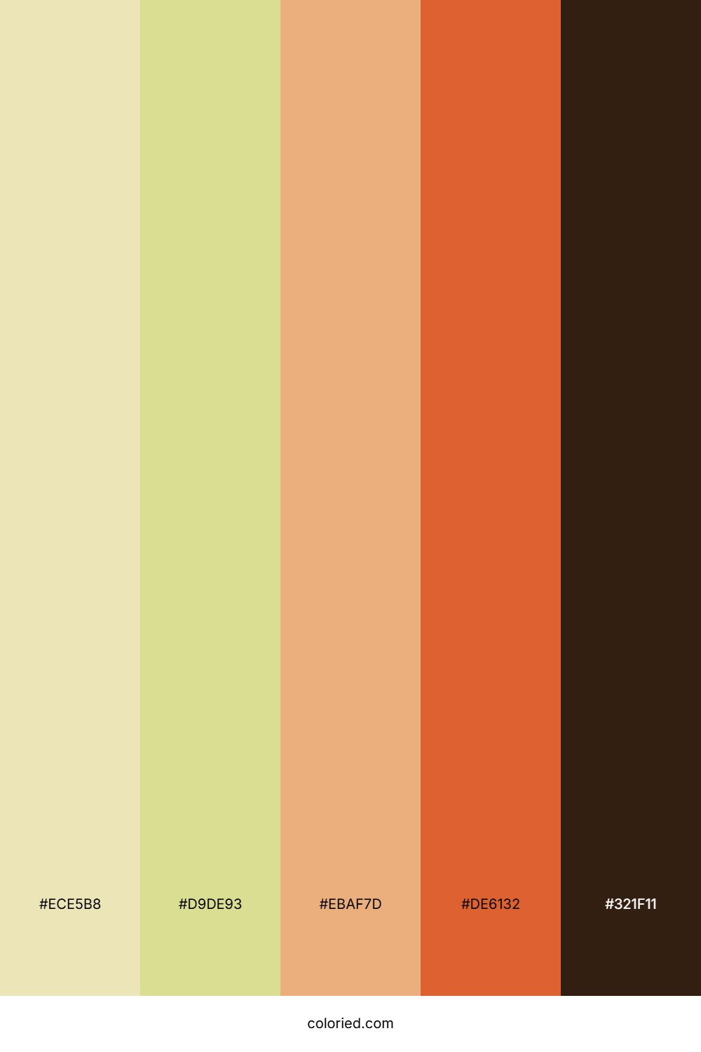 Golden Harvest Flame Color Palette