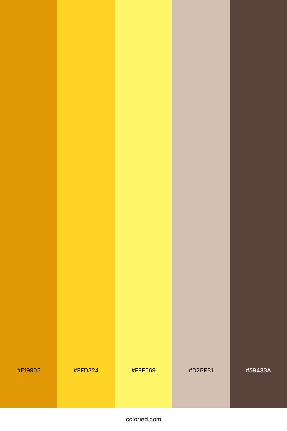 Golden Harvest Light Color Palette