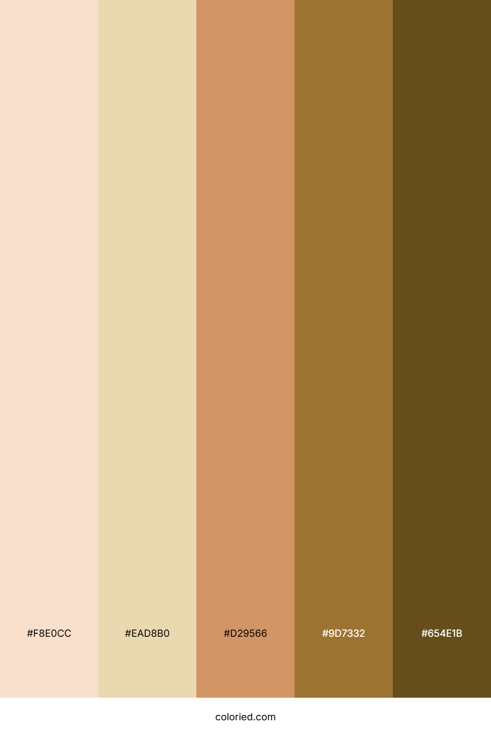 Golden Honey Bronze Color Palette