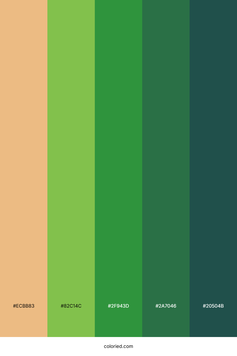 Golden Leaf Grove Palette