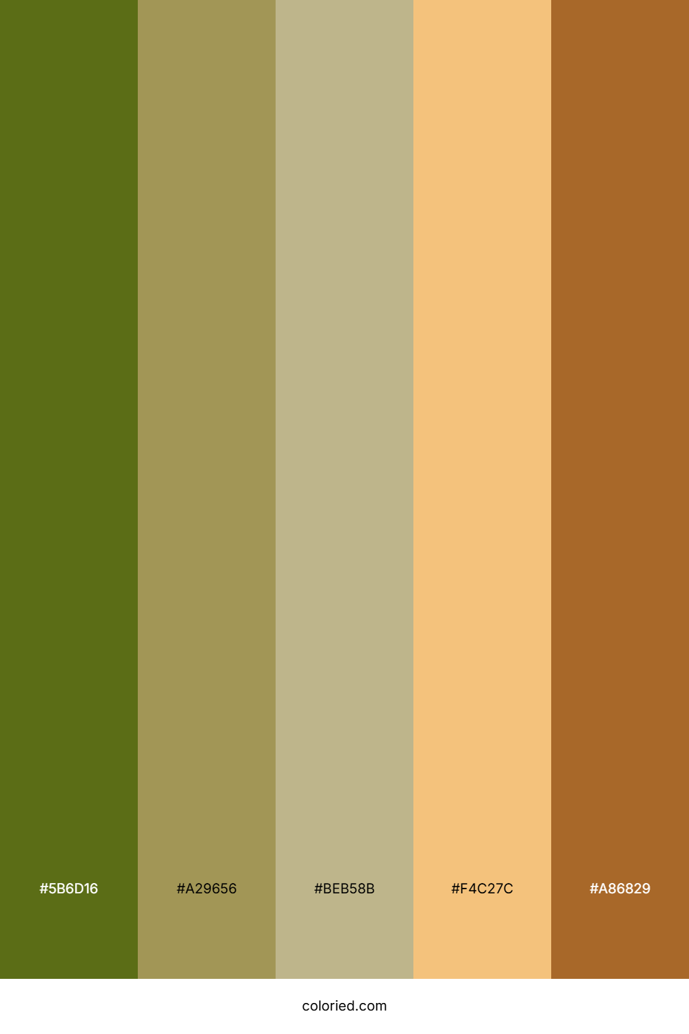Golden Meadow Dawn Color Palette