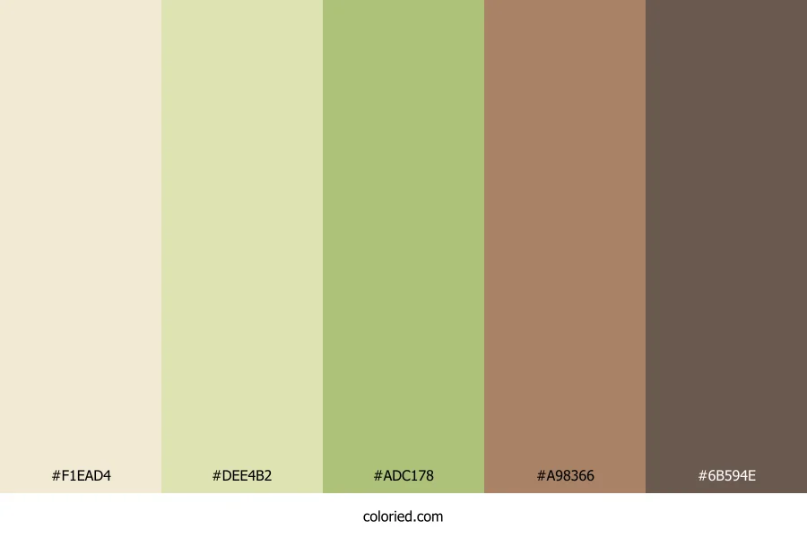 Golden Meadow Drift Color Palette