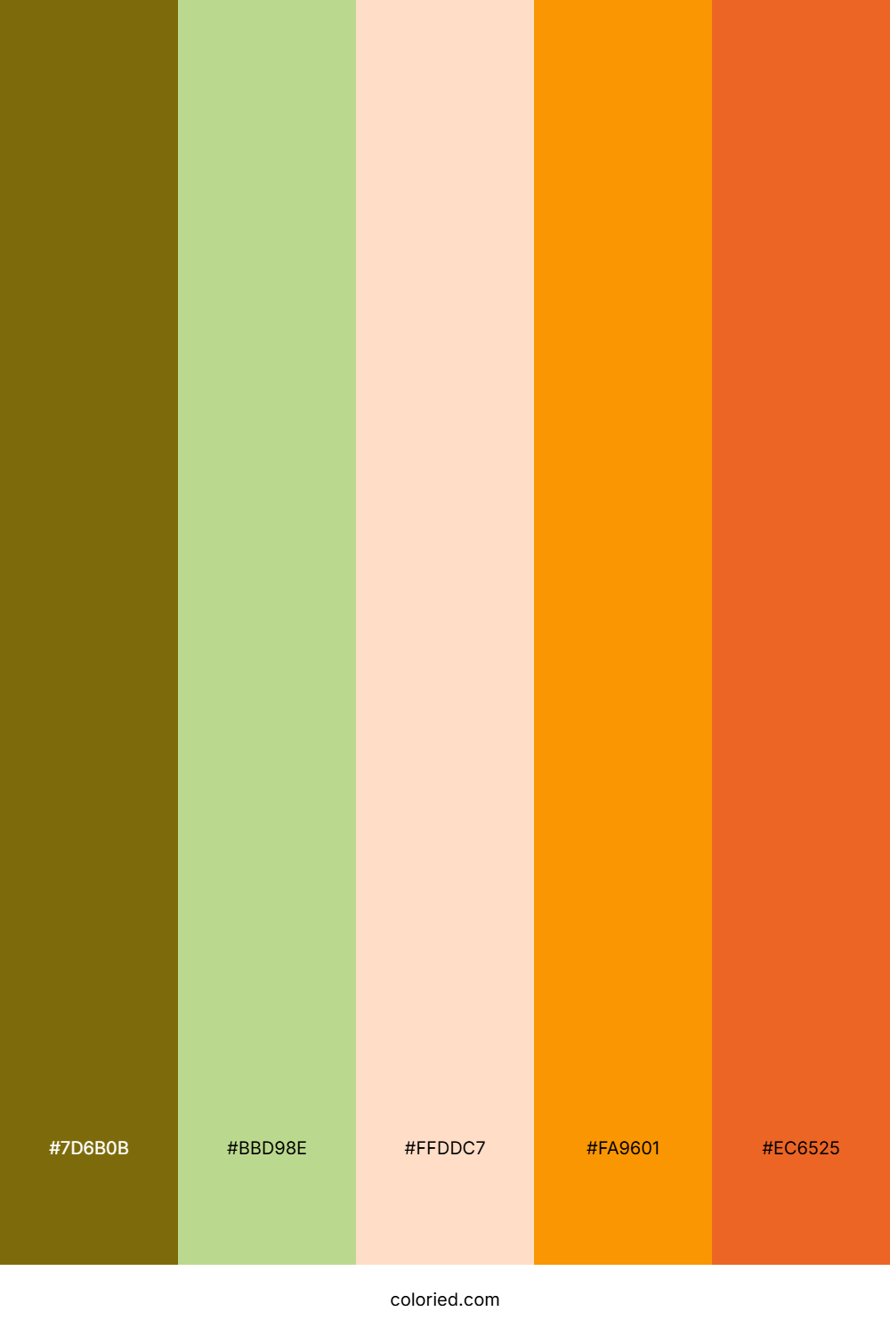 Golden Meadow Flame Palette