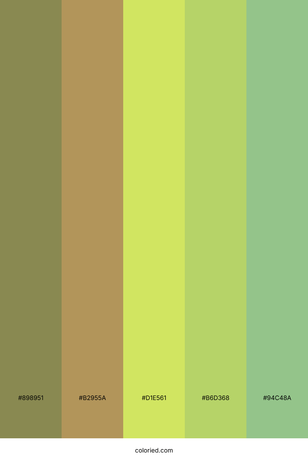 Golden Meadow Light Color Palette