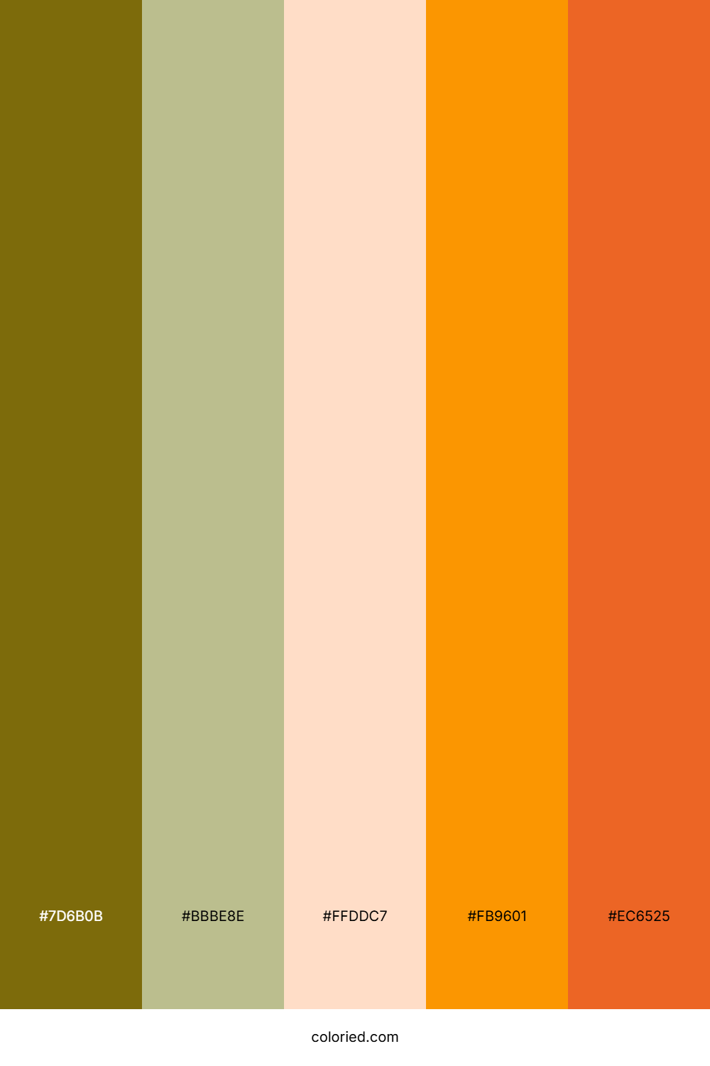 Golden Orchard Light Color Palette
