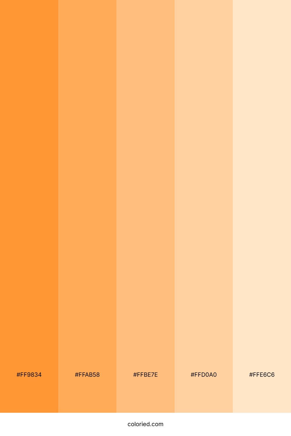Golden Peach Glow Color Palette