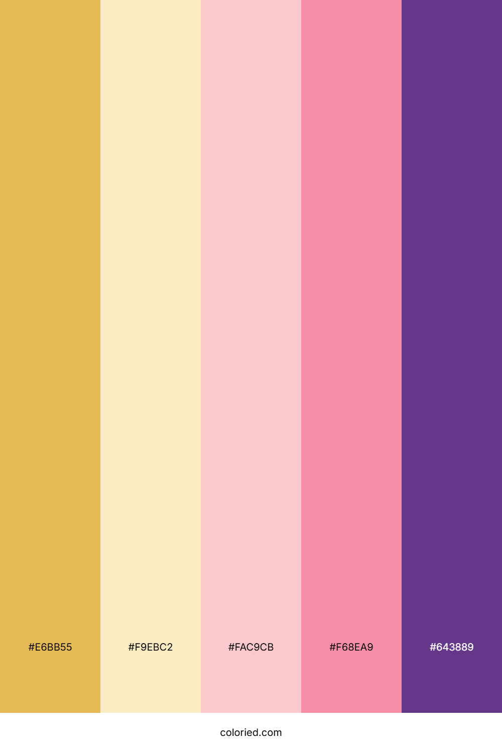 Golden Peach Sorbet Color Palette