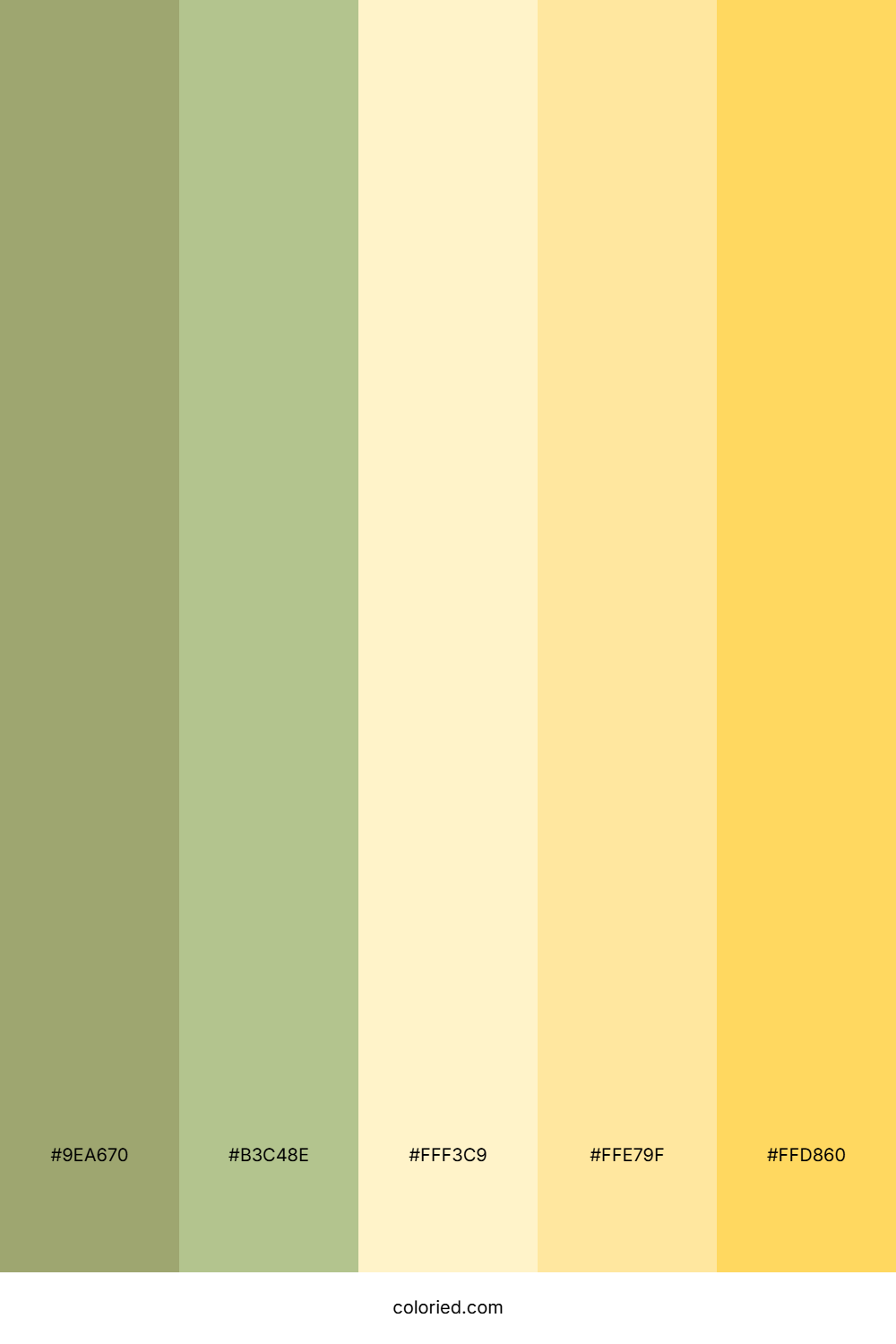 Golden Sage Dawn Color Palette
