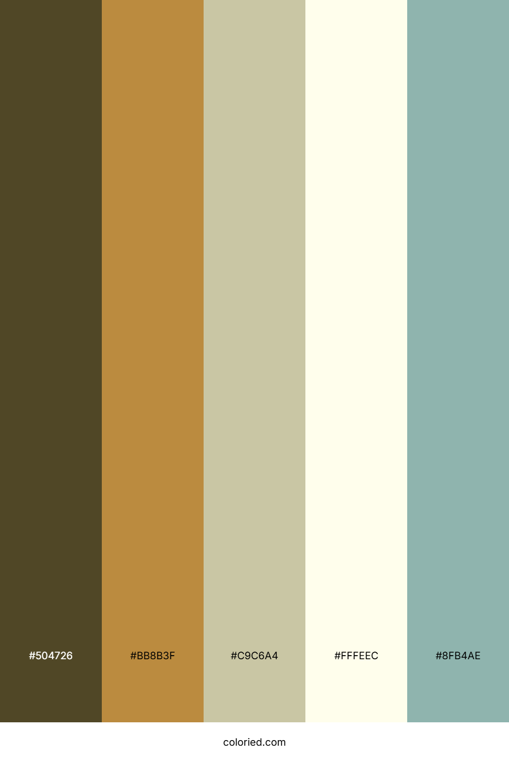 Golden Sand Whisper Color Palette