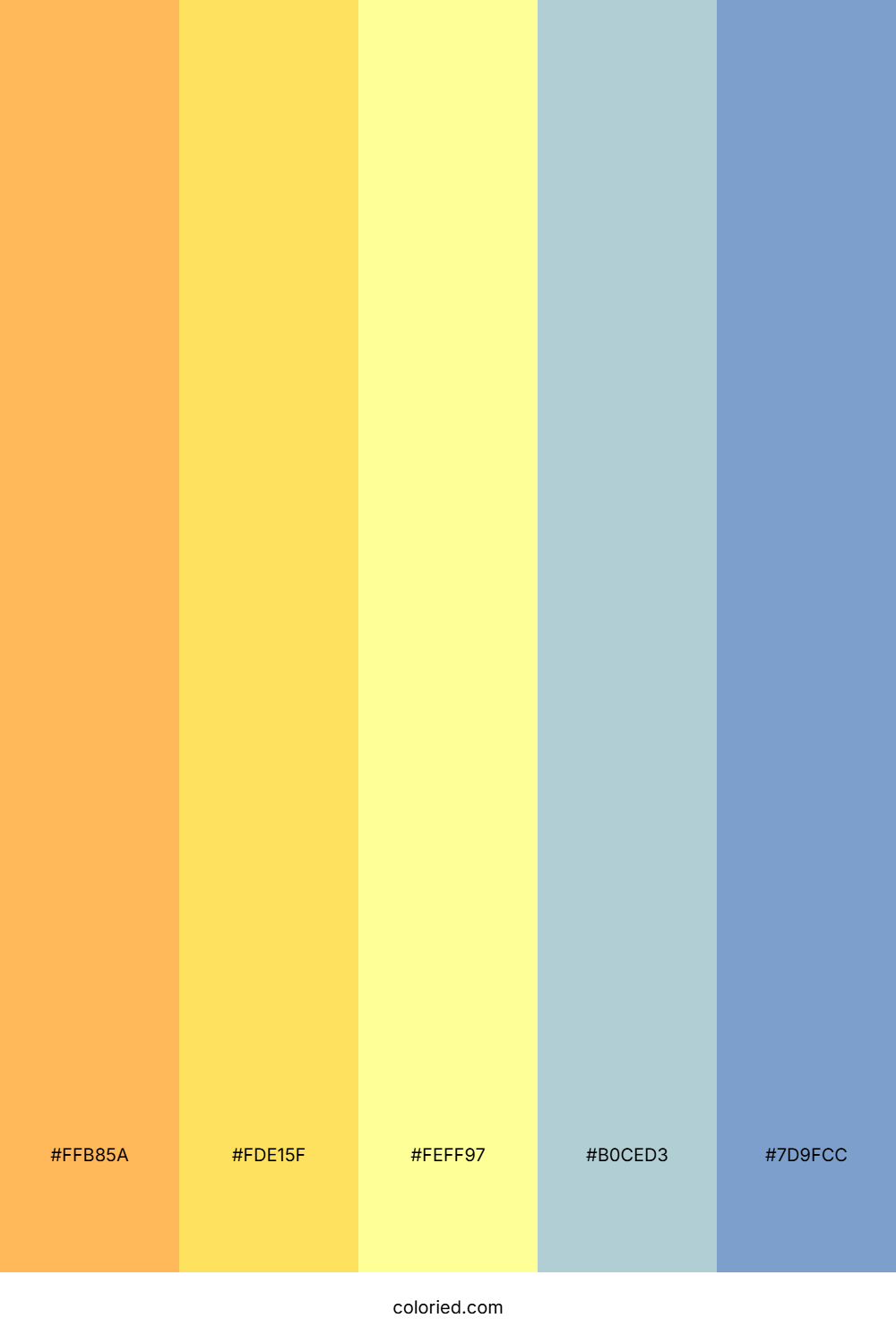 Golden Sun and Sky Color Palette