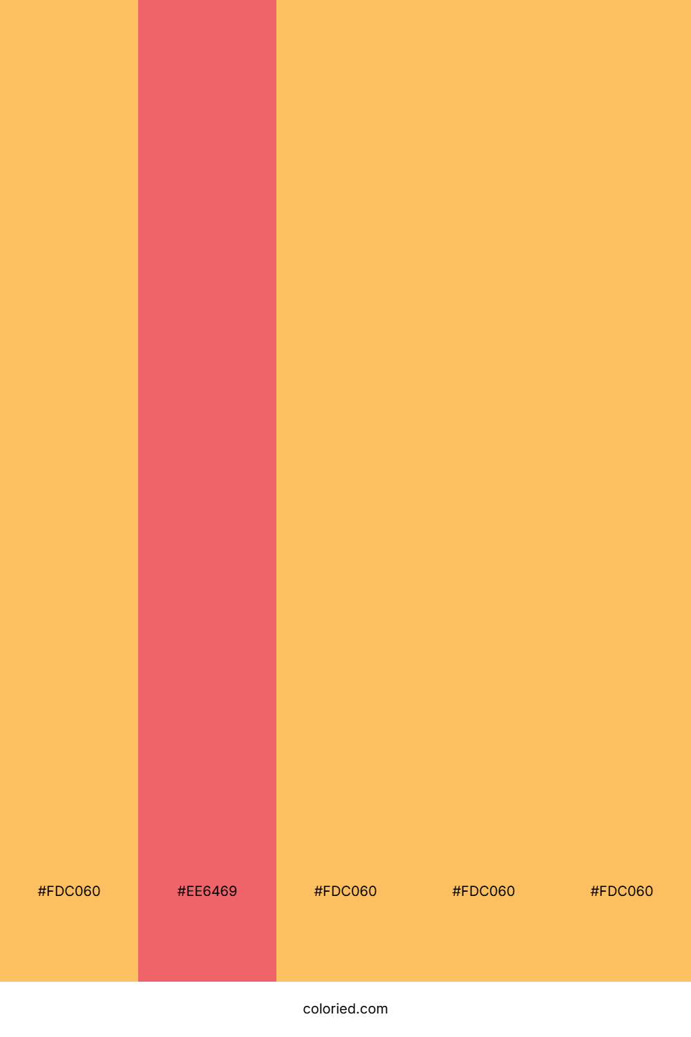 Golden Sunset Accent Color Palette