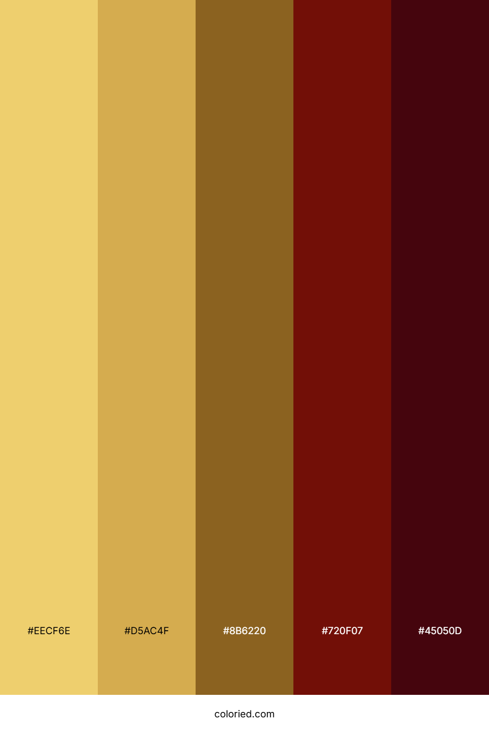 Golden Sunset Ember Color Palette