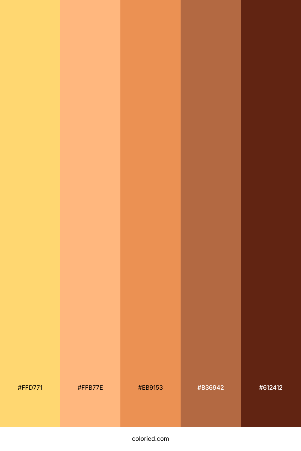 Golden Sunset Flame Palette