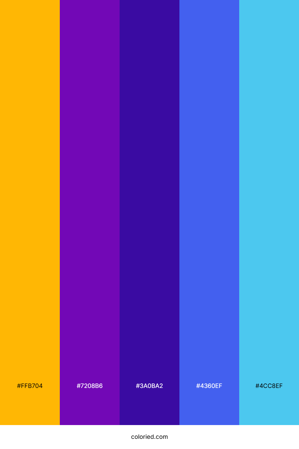Golden Violet Horizon Color Palette