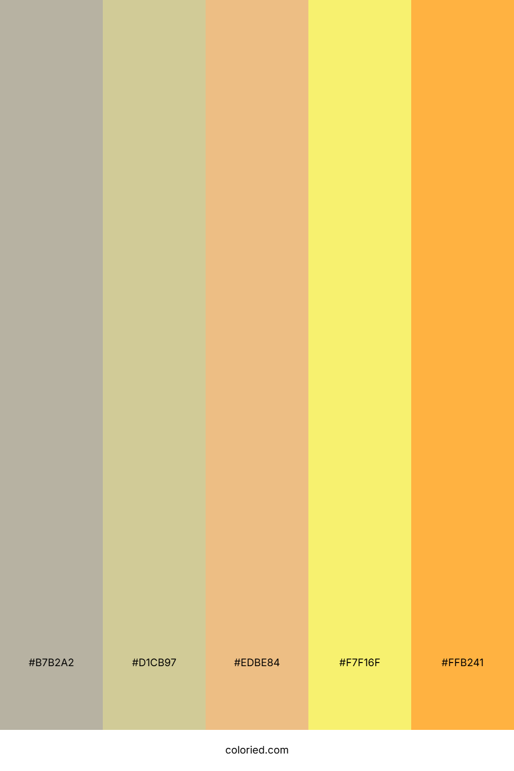 Golden Wheat Afternoon Palette
