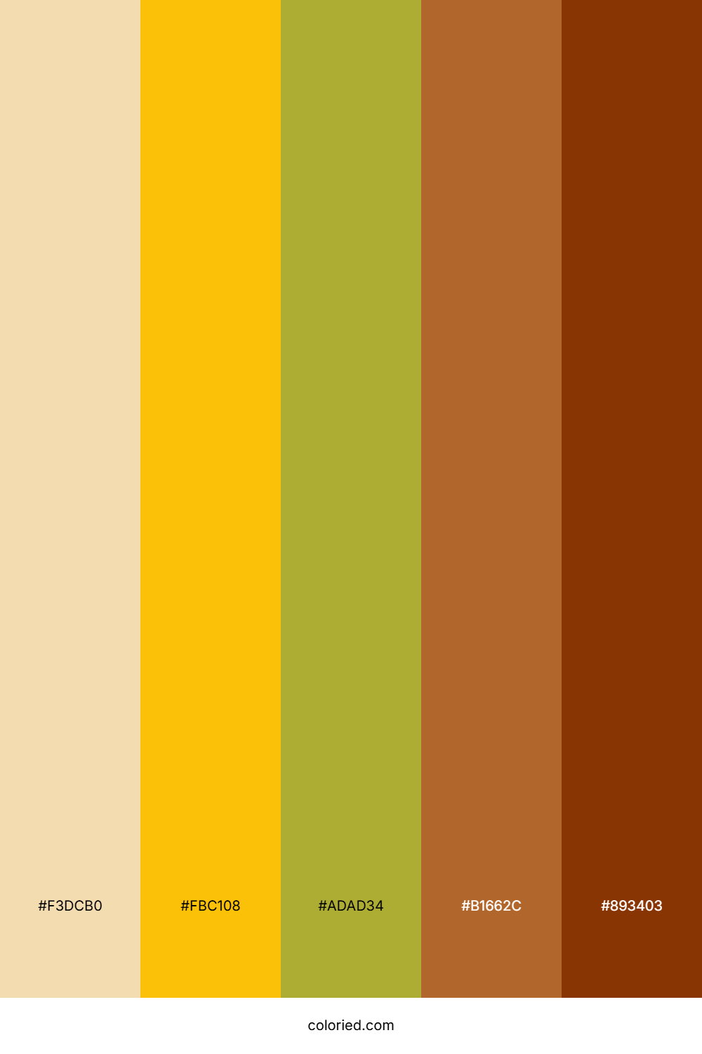 Golden Wheat Color Palette