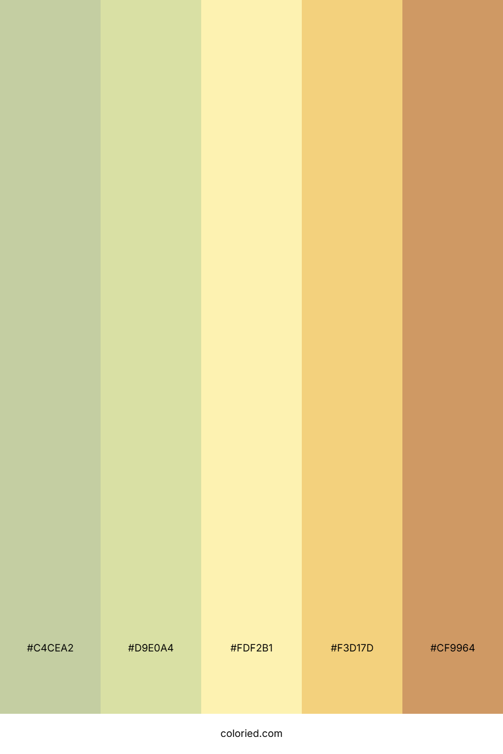Golden Wheat Field Palette