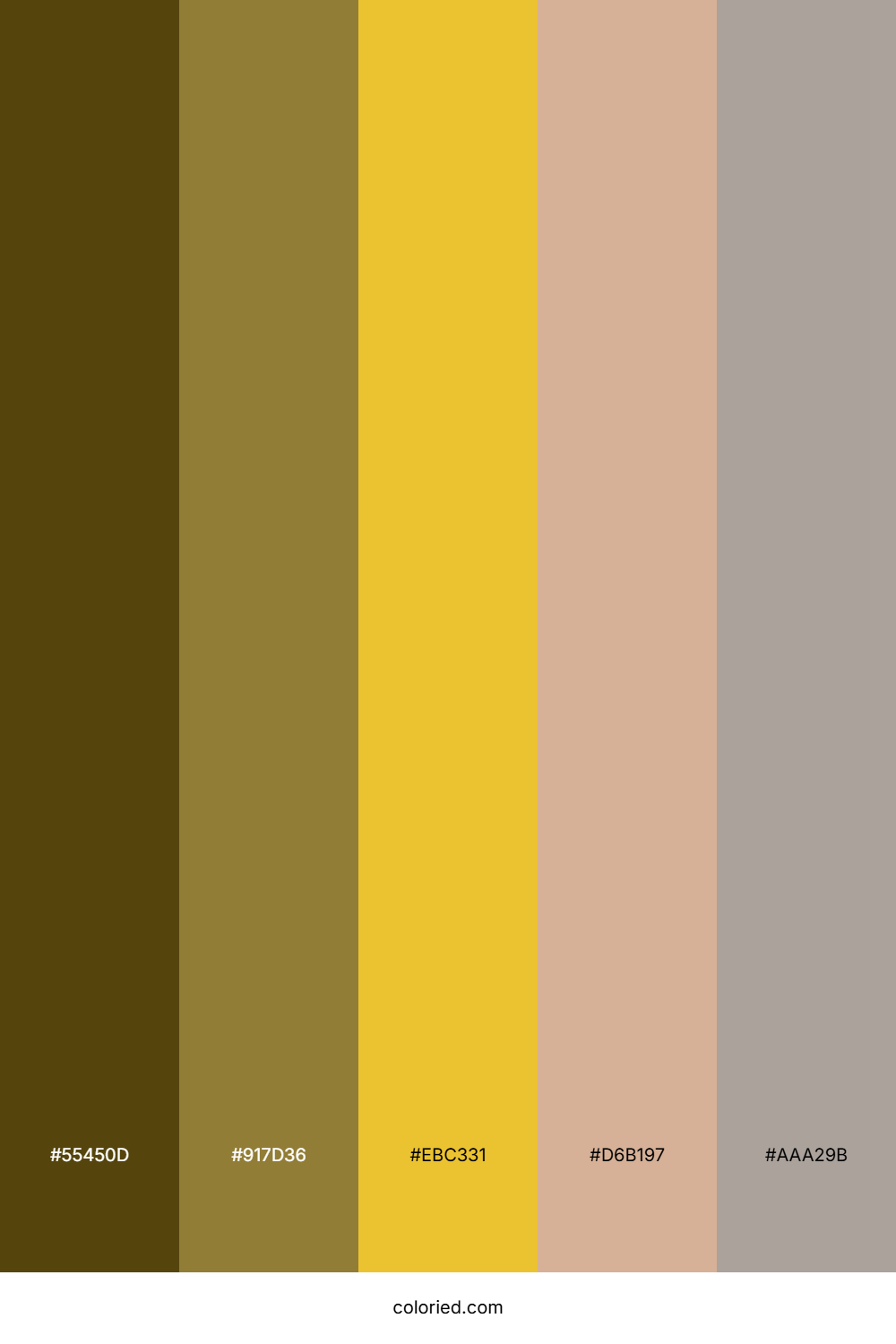 Golden Wheat Harvest Color Palette