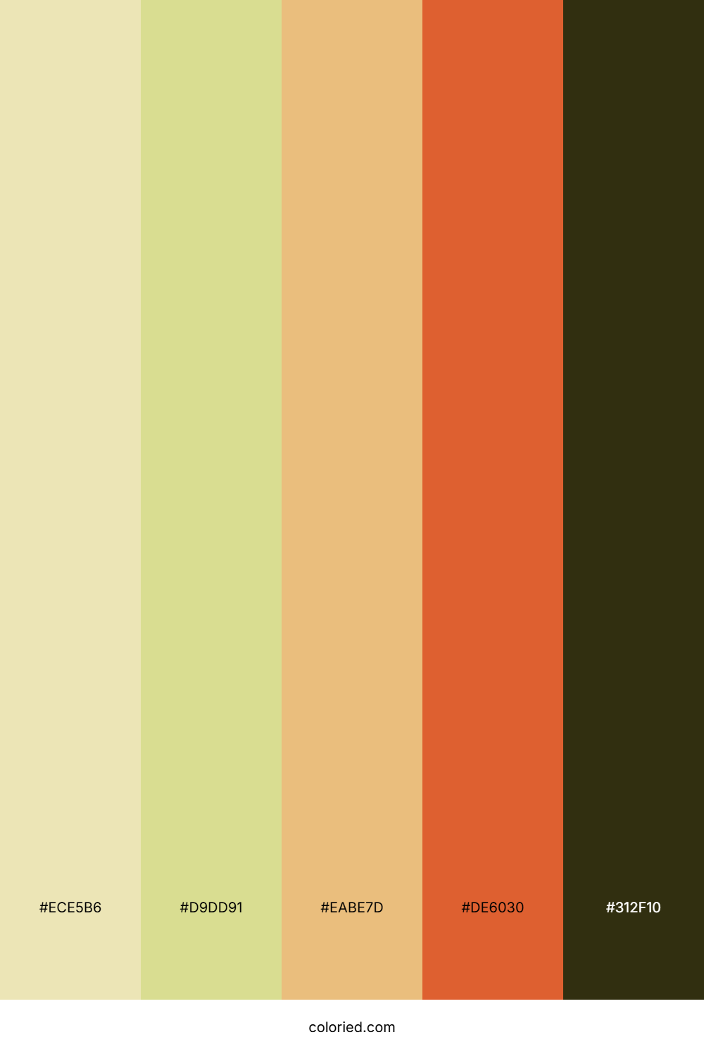 Golden Wheat Meadow Color Palette