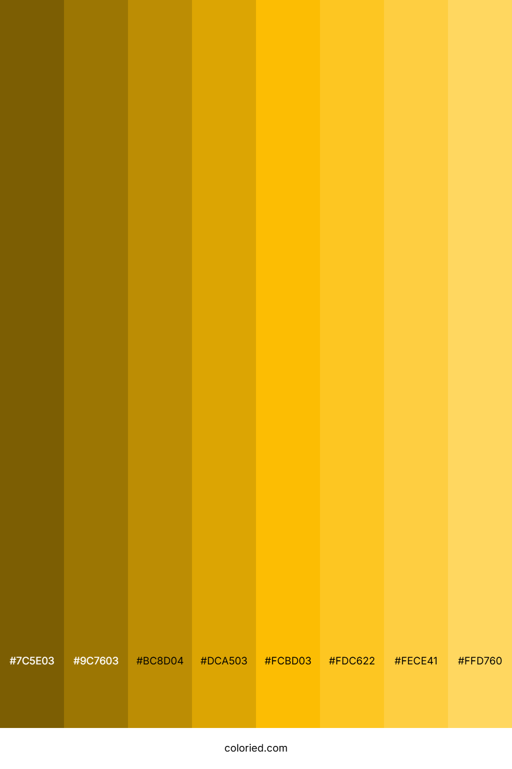 Golden Yellow Shades