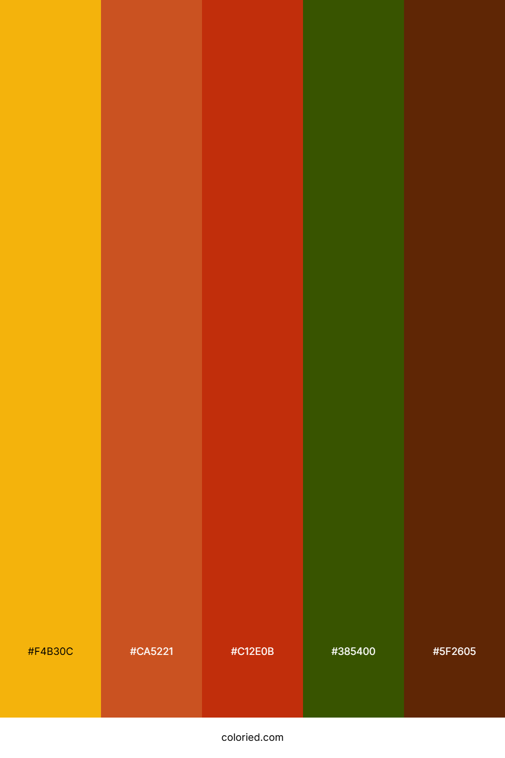Goldenrod and Brick Color Palette